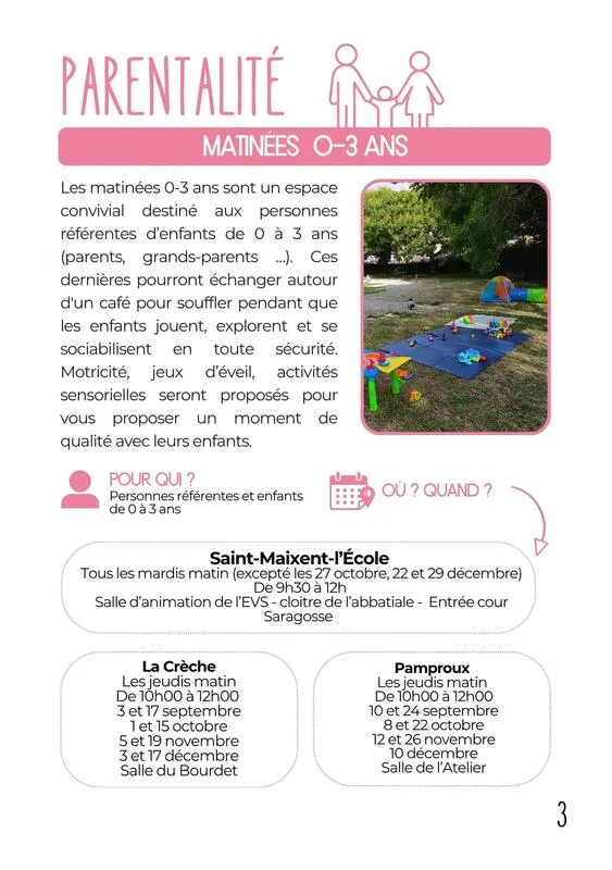Matinée des petits 0-3 ans