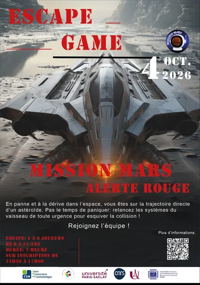 Escape Game Mission Mars (8-11 ans)