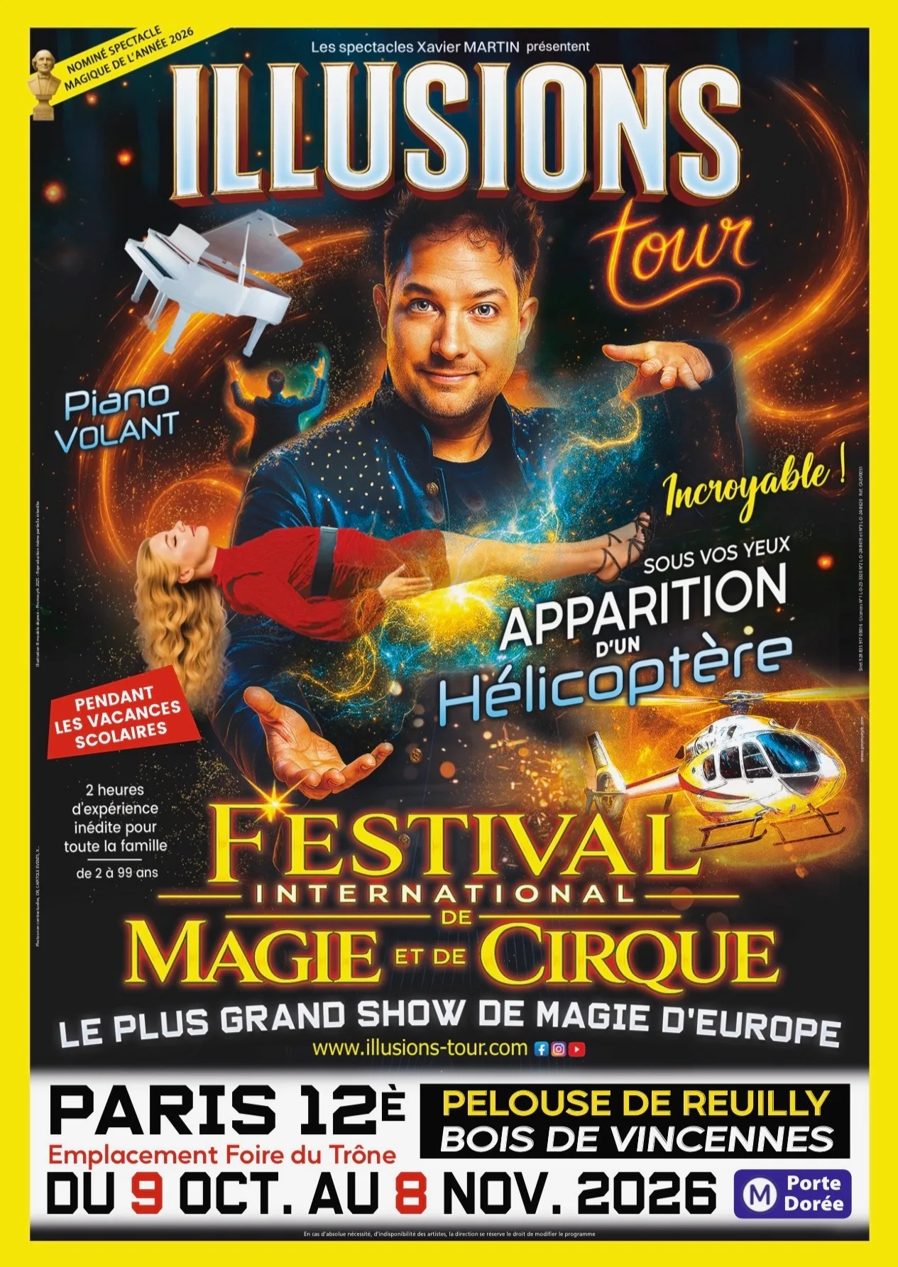 Illusions Tour à Paris : Le plus grand show de magie d'Europe